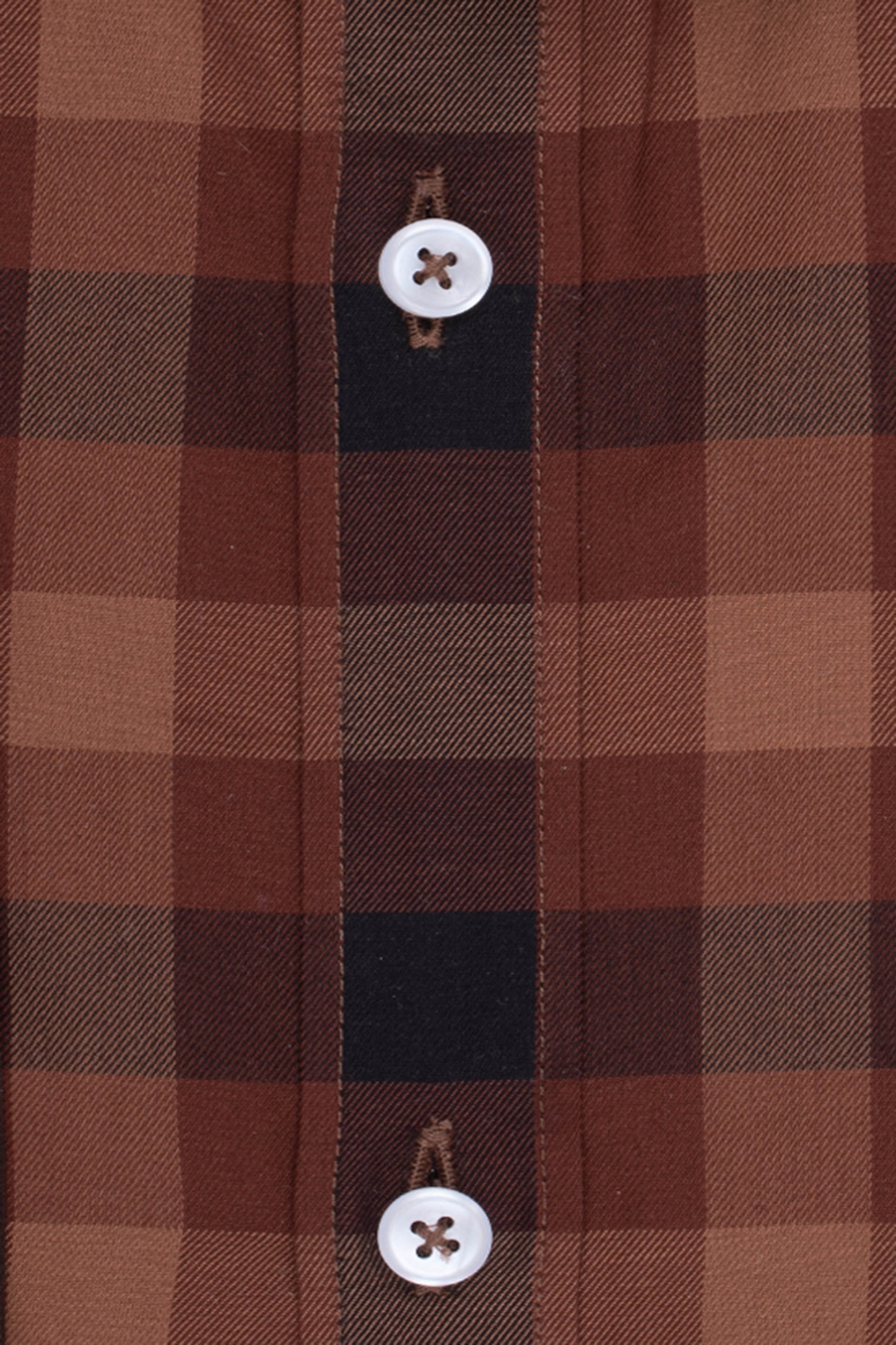 Brown Check Shirt | Stanza World